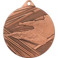 Медаль 50 мм Карате бронза