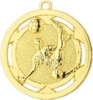Медаль 50 мм Футболист золото