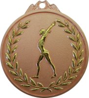 Медаль 65 мм Гимнастика бронза