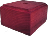 Дерево червоне прямокутник 60x60x35мм (табличка 52х25) №O60drp (+38,00грн.)