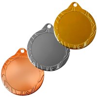 Комплект медалей 50 мм з місцем під жетон (без стрічок)