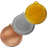 Комплект медалей 70 мм с местом под жетон (без лент)