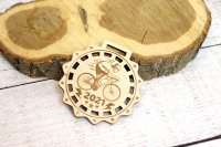 Медаль Дерево Велогонки Диаметр 60-100 мм