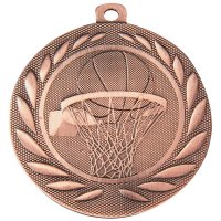 Медаль 50 мм Баскетбол бронза