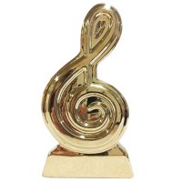 Приз награда Скрипичный ключ - 13 см