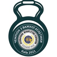 Медаль Акрил Тяжелая атлетика Диаметр 50-100 мм
