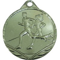 Медаль 45 мм Легкая атлетика серебро