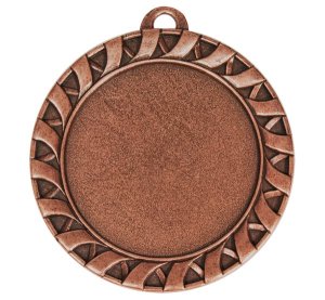 Медаль 70 мм  бронза