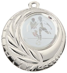 Медаль 45 мм D110-002 Футбол серебро