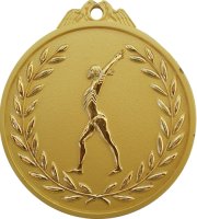 Медаль 65 мм Гимнастика золото