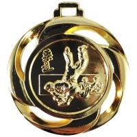 Медаль 40 мм дзюдо золото