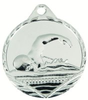 Медаль 32 мм Плавання срібло