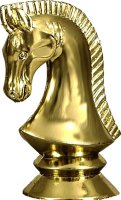 Статуэтка фигурка Лошадь (голова) Высота - 7 см