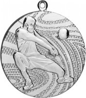 Медаль 40 мм Волейбол срібло