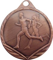 Медаль 32 мм Легка атлетика бронза