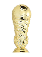 Статуэтка фигурка Футбольный мяч Высота - 17 см
