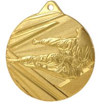 Медаль 50 мм Каратэ золото