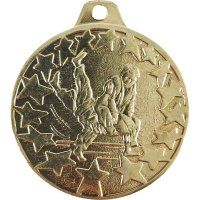 Медаль 40 мм дзюдо золото