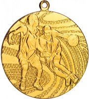 Медаль 40 мм Баскетбол золото