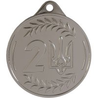 Медаль 50 мм серебро