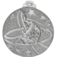 Медаль 50 мм дзюдо срібло