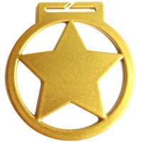 Медаль із Металу Зірка Діаметр 50-70 мм