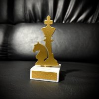 Приз Нагорода Шахи з металу 10100691 висота: 9 см Приз Нагорода Шахи з металу 10100691 висота: 9 см
