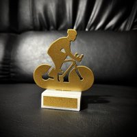 Приз Нагорода Велоспорт з металу 10100694 висота: 8 см Приз Нагорода Велоспорт з металу 10100694 висота: 8 см