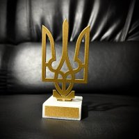 Приз Нагорода Герб України з металу 101009 висота: 10 см