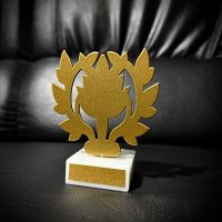 Приз Награда Цветок из металла 10100942 высота: 9 см