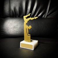 Приз Нагорода Гімнастика з металу 10101214 висота: 10 см