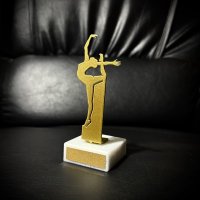 Приз Нагорода Художня гімнастика з металу 10101218 висота: 11 см