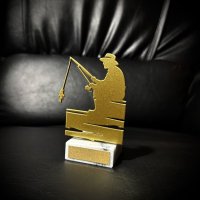 Приз Награда Рыбалка из металла 10101224 высота: 9 см