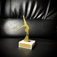 Приз Нагорода Гімнастка з металу 10101225 висота: 10 см