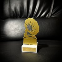 Приз Нагорода Музика з металу 10101237 висота: 9 см Приз Нагорода Музика з металу 10101237 висота: 9 см