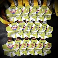 Медаль Акрил Турнир по Кикбоксингу ISKA Диаметр 70-100 мм