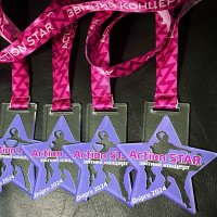 Медаль Акрил Action STAR Диаметр 70-100 мм