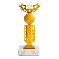 Кубок Genoa 600-10026 - 25 см золото