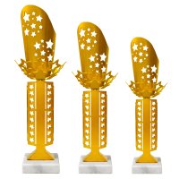 Комплект кубков Modena Milano Stars Высота: 42 см, 39 см, 35 см