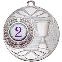 Медаль 50 мм Кубок 2 место серебро