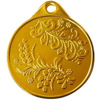 Медаль 40 мм золото