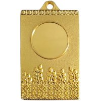 Медаль прямоугольная Национальная 66*43 мм золото Медаль прямоугольная Национальная 66*43 мм золото