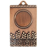 Медаль прямоугольная Национальная 66*43 мм бронза Медаль прямоугольная Национальная 66*43 мм бронза