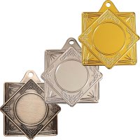 Комплект медалей 50 мм Ромб (без лент) Комплект медалей 50 мм Ромб (без лент)