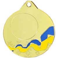 Медаль 50 мм золото