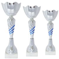 Комплект кубків Висота: 22,5 см, 21,5 см, 20,5 см