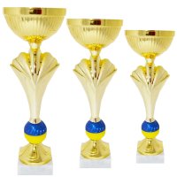 Комплект кубків Висота: 25,5 см, 24 см, 21 см