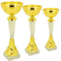 Комплект кубків YK-312 Висота: 31 см, 27 см, 22 см