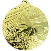 Медаль 50 мм Плавание золото Медаль 50 мм Плавание золото