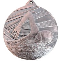Медаль 50 мм Плавание бронза Медаль 50 мм Плавание бронза